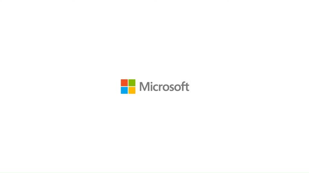 Microsoft logo white background
