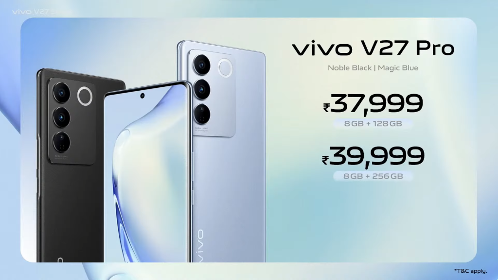 vivo V27 Pro india prices