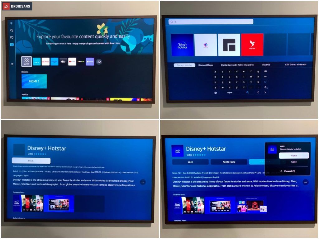 ดู Disney+ Hotstar บนทีวี Samsung โซนไทยได้แล้ว ฝั่งมือถืออัปเดตใหม่ UI