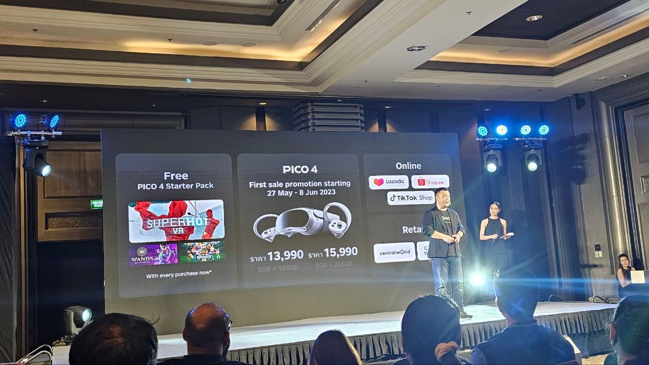 เผยโฉม PICO 4 แว่นตา VR สุดล้ำแบบ All in One ที่มาบุกตลาดไทยเป็นครั้งแรก เคาะราคาเริ่ม 13,990 บาท