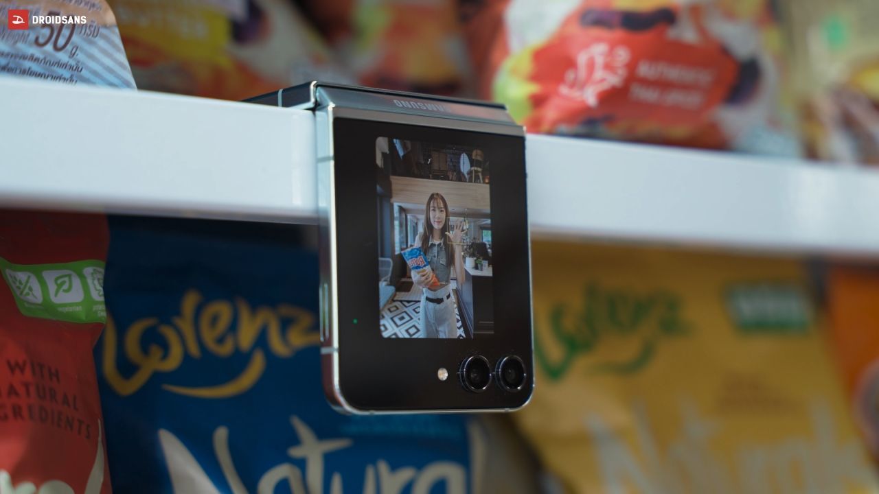 Hands-On | สัมผัสแรก Samsung Galaxy Z Flip5 มือถือจอพับสุดคิ้วท์ กับจอนอกใหญ่อลังการ