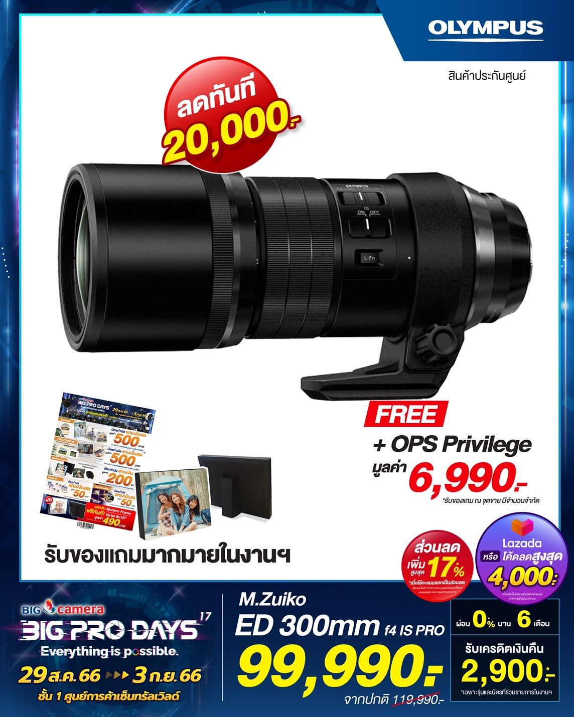 โปรโมชั่น BIG CAMERA BIG PRO DAYS ครั้งที่ 17