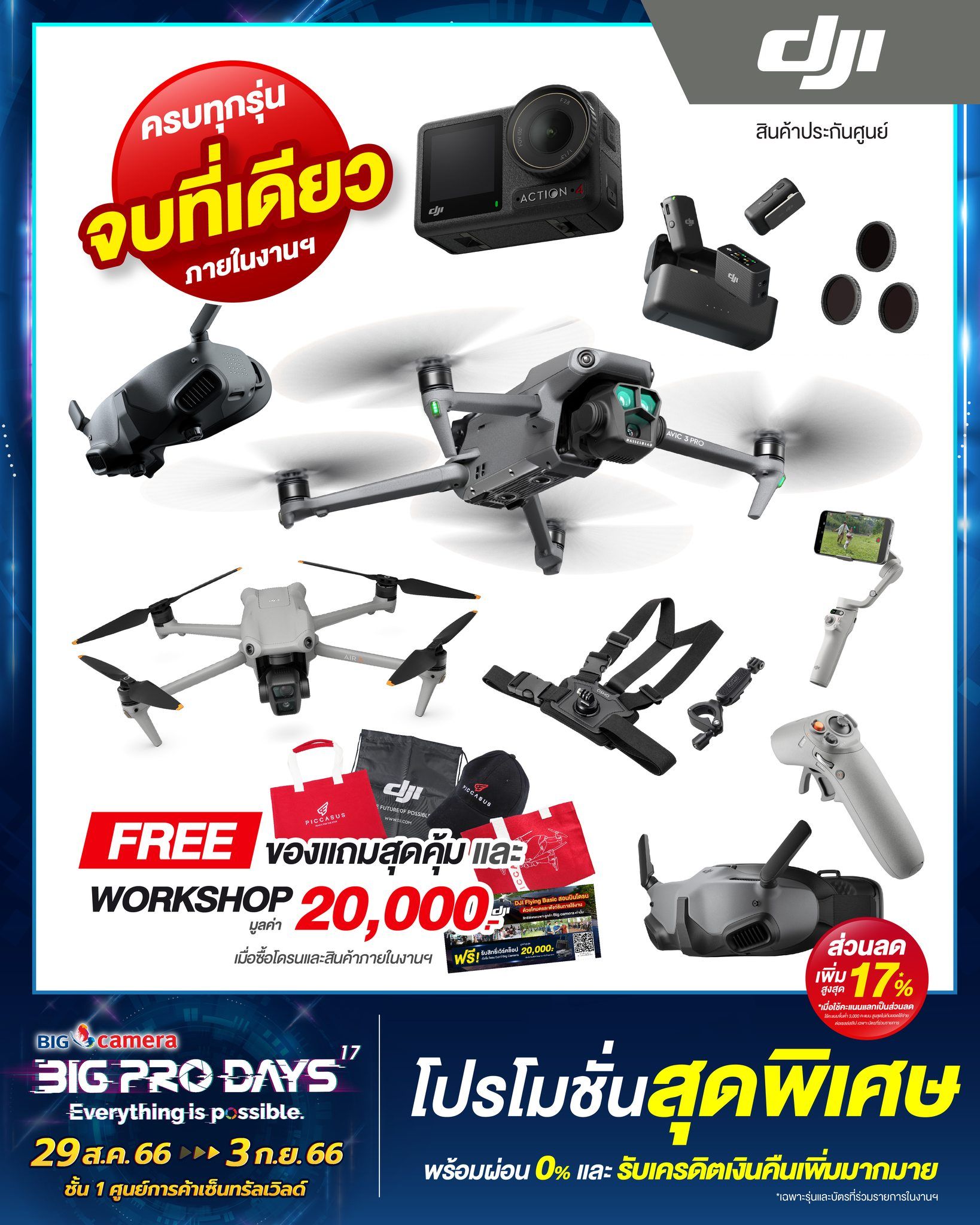 โปรโมชั่น BIG CAMERA BIG PRO DAYS ครั้งที่ 17