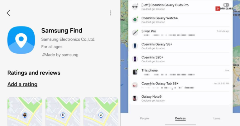 เปิดตัว Samsung Find แอปค้นหาอุปกรณ์ Samsung ใช้ติดตามได้ทั้งมือถือ แท็บเล็ต สมาร์ทวอทช์