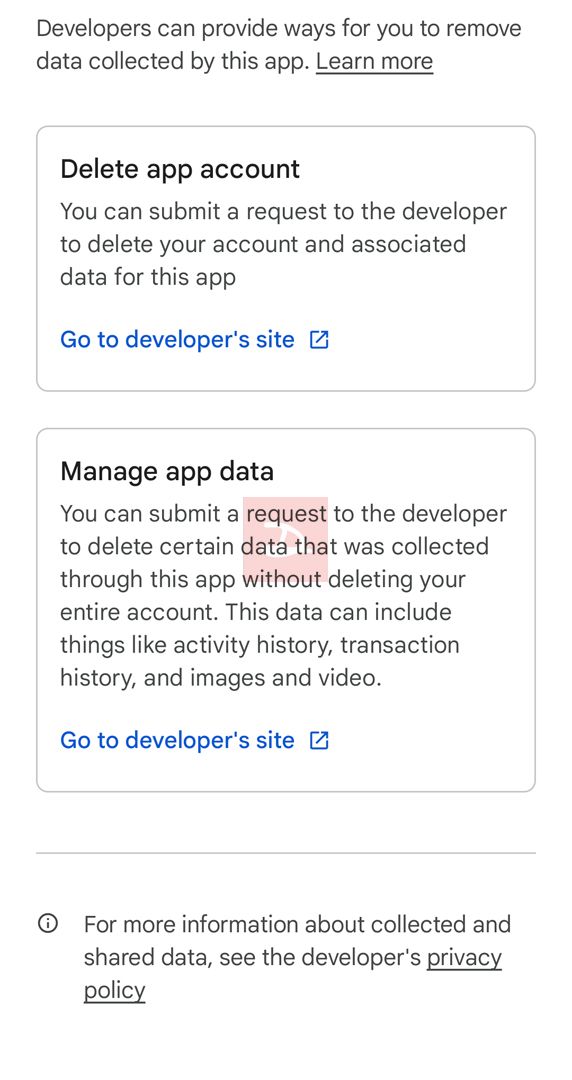 Google Play Store เพิ่มฟีเจอร์ Data Deletion ลบบัญชี รีเซตบัญชี ของแ