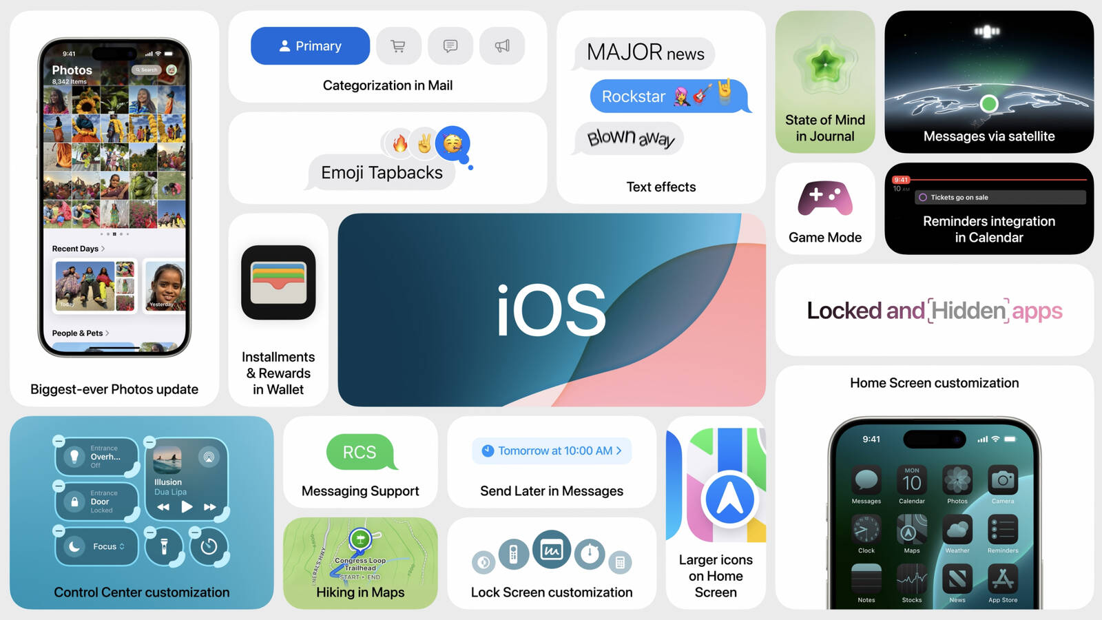 รวมฟีเจอร์ใหม่ iOS 18 มากับฟีเจอร์ AI Apple Intelligence แบบจัดเต็ม ...