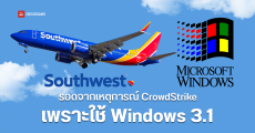 Southwest Airlines รอดจากเหตุการณ์ CrowdStrike ทำพีซีจอฟ้าทั่วโลก เพราะยังใช้ Windows 3.1 อยู่