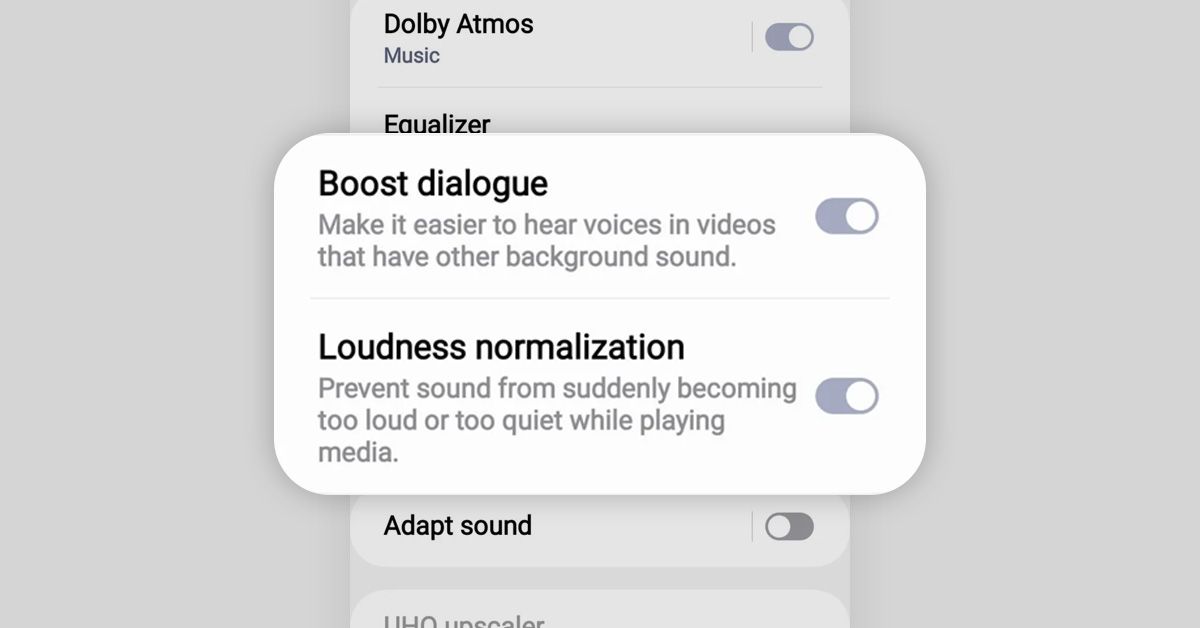 Samsung เพิ่มฟีเจอร์ Boost dialogue เร่งเสียงพูดในวิดีโอ และ Loudness ...