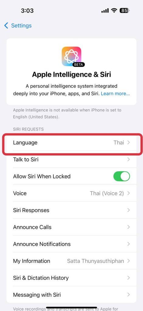 Apple Intelligence & Siri