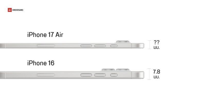 iPhone 17 และ Galaxy S25 รุ่นเครื่องบาง อาจไม่ได้บางอย่างที่คิด จากปัญหาการผลิตและต้นทุน