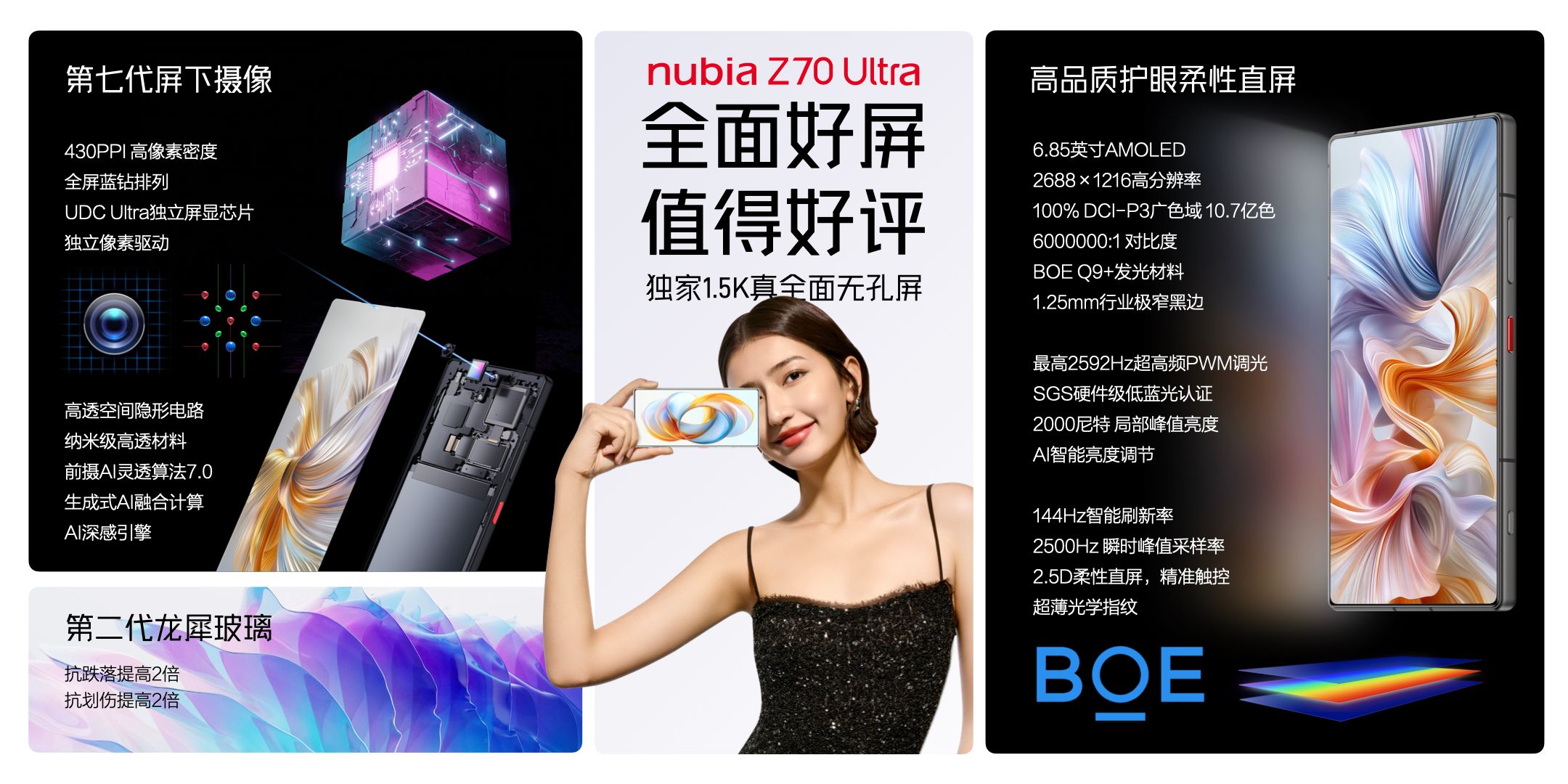 nubia Z70 Ultra screen