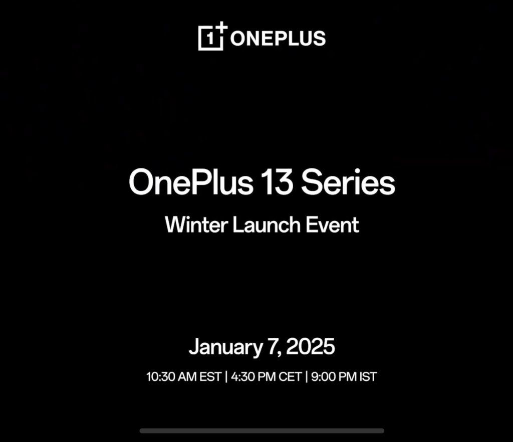 ยืนยันวันเปิดตัว OnePlus 13 และ OnePlus 13R พร้อมรวมข้อมูลสเปกก่อนเปิดตัว 7 มกราคมนี้