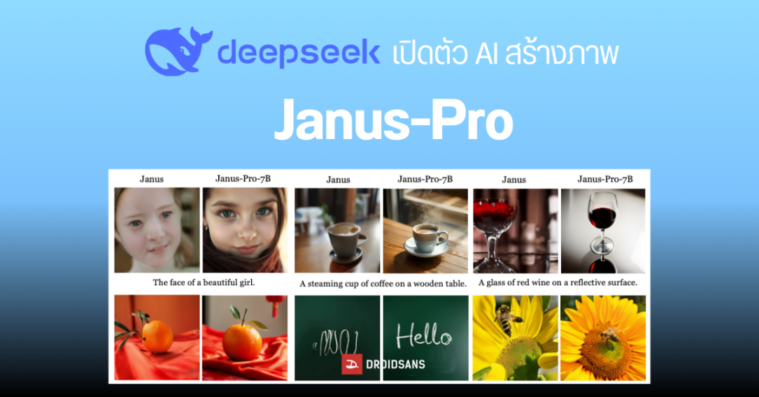 DeepSeek เปิดตัว Janus-Pro เป็น AI แบบ Multimodal วิเคราะห์ข้อมูลได้ สร้างภาพได้ เก่งกว่า DALL-E 3 ใช้เชิงพาณิชย์ได้ด้วย