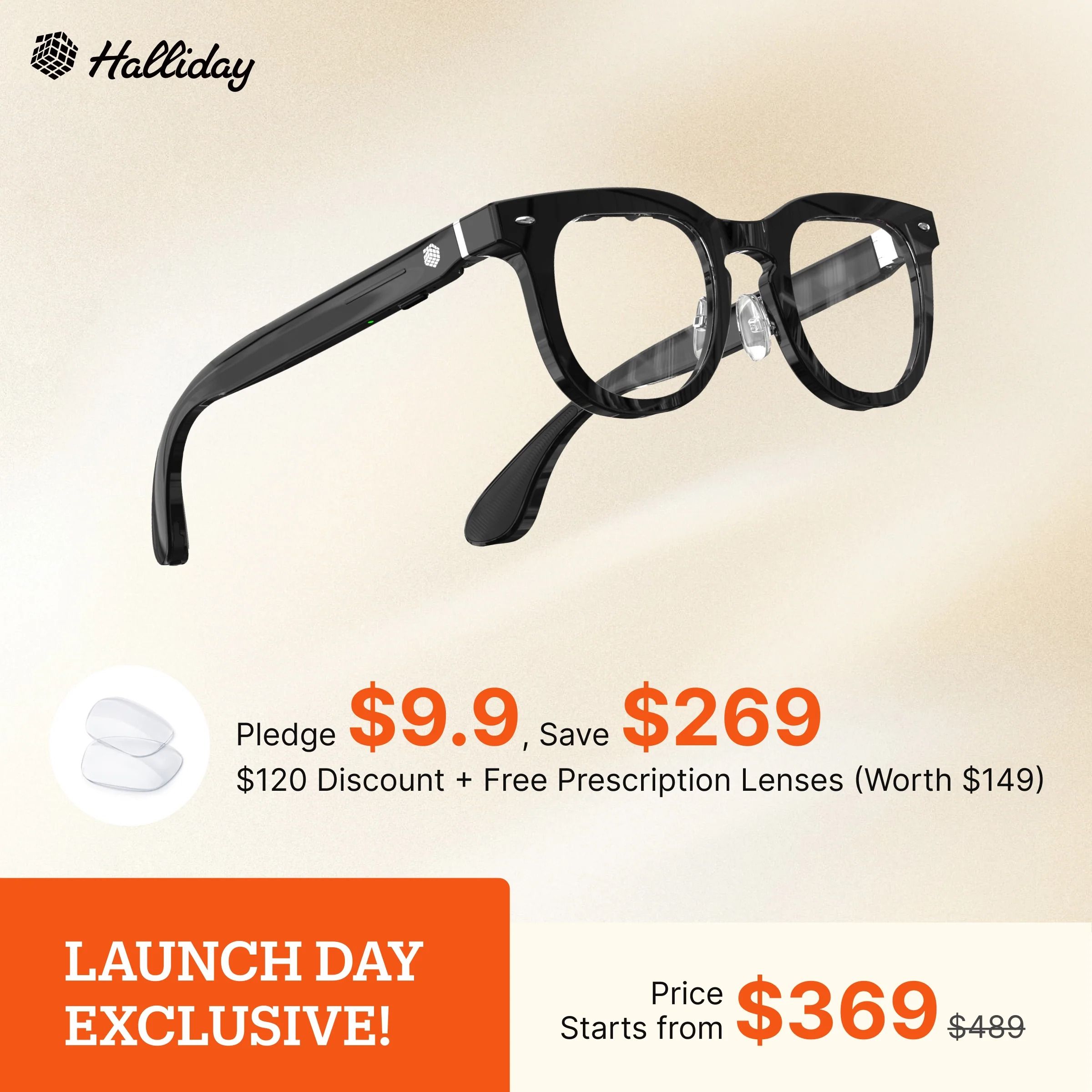 Halliday เปิดตัวแว่นตาอัจฉริยะ ฝังจอฉายภาพจิ๋ว DigiWindow ไว้ในกรอบแว่น และมีผู้ช่วย AI ถามตอบเรียลไทม์
