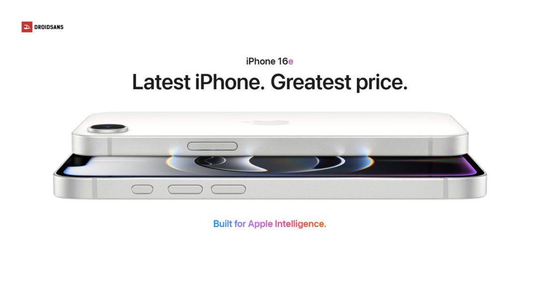 เปิดตัว iPhone 16e ชิป A18 รองรับ Apple Intelligence ราคาเริ่มต้น 22,900 บาท