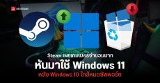 Windows 11 ขึ้นแท่นระบบปฏิบัติการยอดนิยมบน Steam หลัง Windows 10 ใกล้หมดซัพพอร์ต