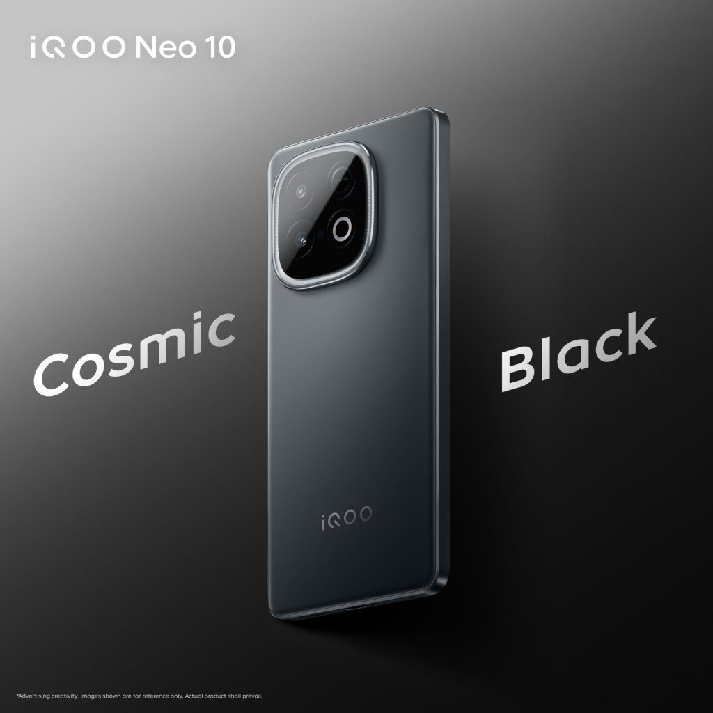 iQOO Neo 10 สีดำ Cosmic Black