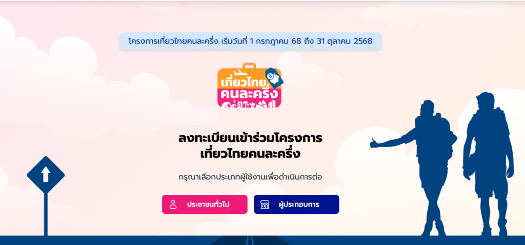 เที่ยวไทยคนละครึ่ง 2568