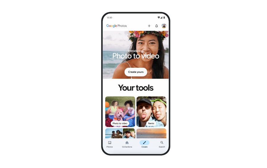Create tab