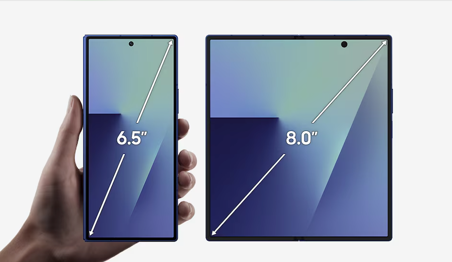 Galaxy Z Fold7 Display