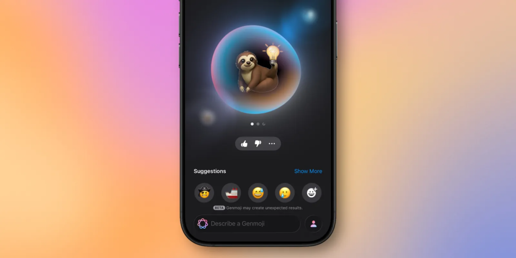 Genmoji ios 26