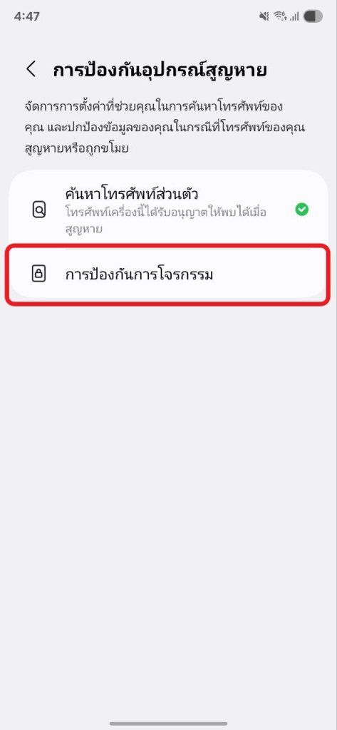 Theft Protection