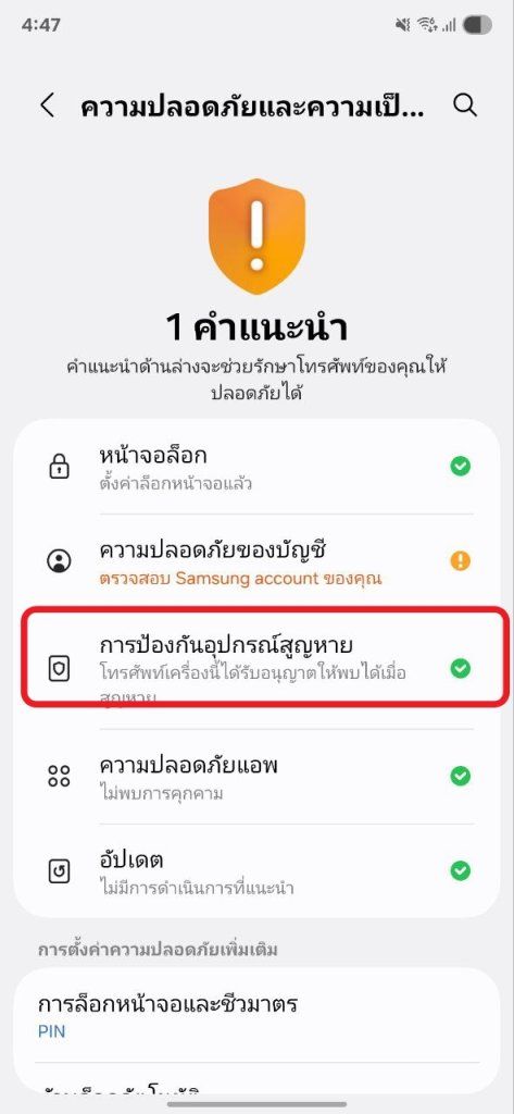 Theft Protection
