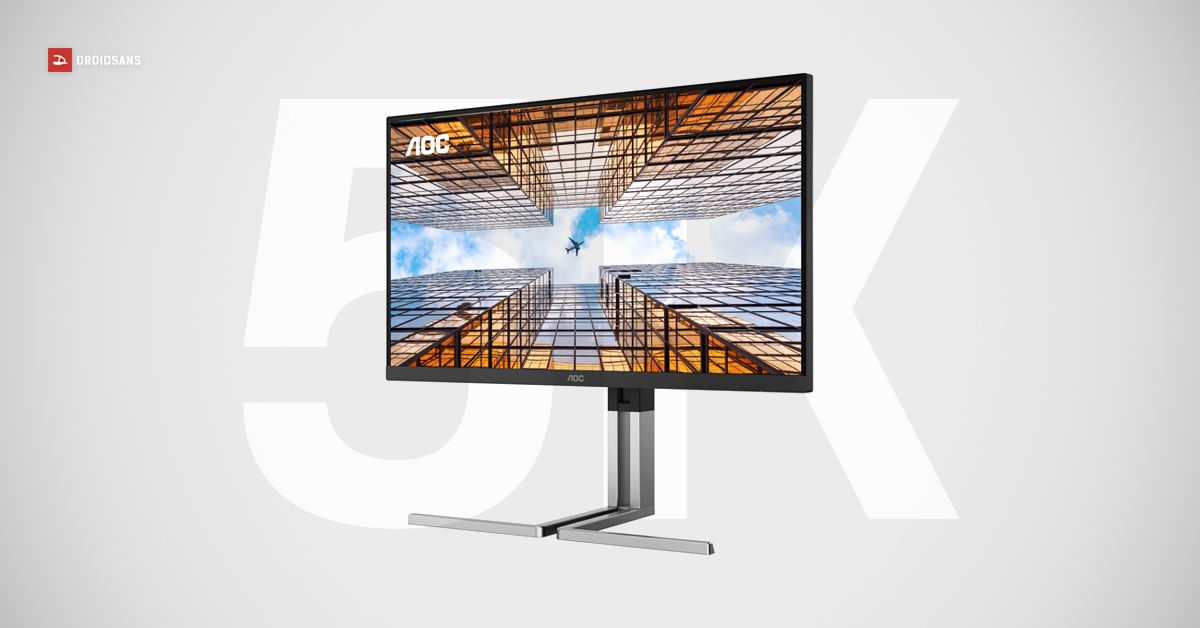 AOC Graphic Pro U3 ออกรุ่น 27 นิ้ว 5K รองรับ Calman Ready สีตรง มี USB ...