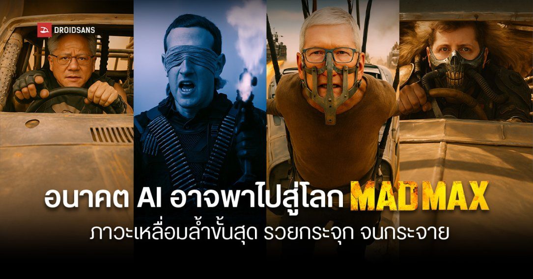 นักเศรษฐศาสตร์เตือน AI กำลังเปลี่ยนโลก แต่ปลายทางอาจเป็น Mad Max ไม่ใช่ Wall‑E