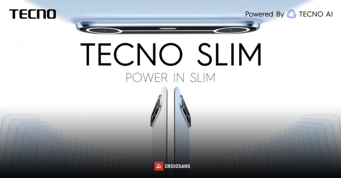รายละเอียดสเปค TECNO SPARK Slim และ POVA Slim 5G บางที่สุดแค่ 5.93 มม.