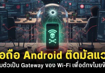 มือถือ Android ติดมัลแวร์ ป่วนเน็ตทั้งออฟฟิศ ปลอมตัวเป็น Gateway เพื่อดักข้อมูลที่รับส่งใน Network