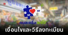 รายละเอียด และวิธีลงทะเบียนรับสิทธิ “คนละครึ่งพลัส” เริ่มลงทะเบียนพร้อมกันวันที่ 20 ต.ค. นี้
