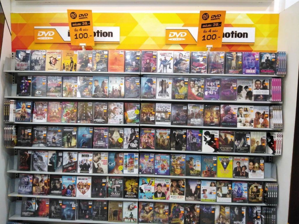 ภาพยุคแผ่นหนัง DVD ก่อนมาสู่ Apple TV / Google TV