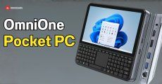 OmniOne Pocket PC คอมจิ๋วสุดตอบโจทย์สายพกพา มากับหน้าจอกับคีย์บอร์ดฝังบนตัวเครื่อง