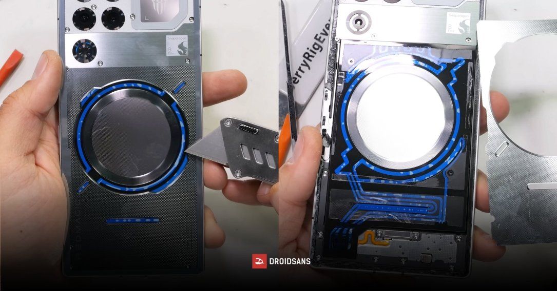JerryRigEverything ชำแหละดูไส้ใน REDMAGIC 11 Pro ชุดน้ำระบายความร้อนสรุปแล้วมีจริงมั้ย