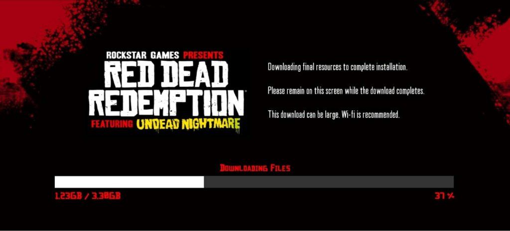 Red Dead Redemption Loading