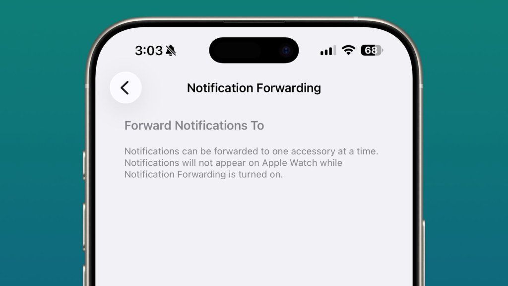 iOS 26.3 Notification Forwarding