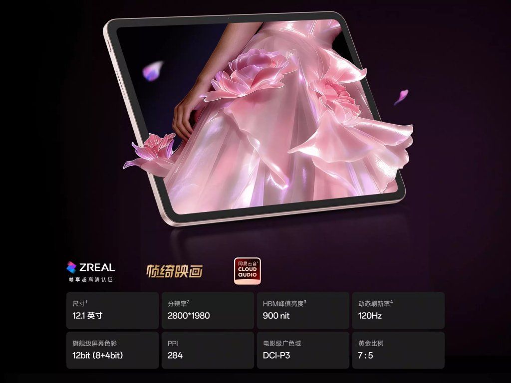 OPPO Pad Air 5 Display