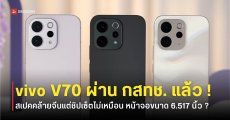 vivo V70 ผ่านการรับรอง กสทช. แล้ว ลุ้นเปิดตัวเร็ว ๆ นี้ มีรุ่นใหม่อย่าง V70 Elite 5G ด้วย