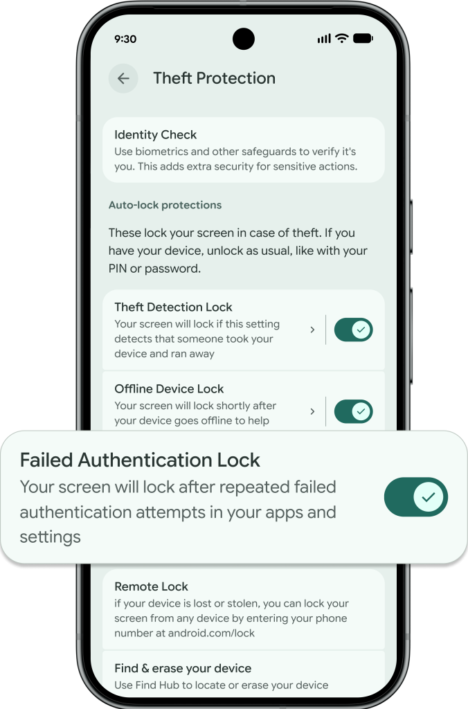 Failed Authentication Lock