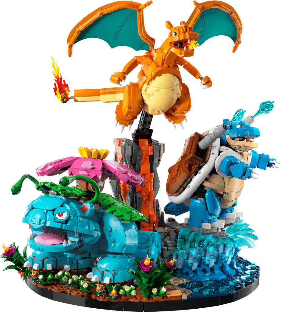 LEGO Pokémon: Venusaur, Charizard and Blastoise