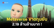 Meta ปลดพนักงานกว่า 1,000 คน หลังขาดทุนสะสมจาก Metaverse มากถึง 2.19 ล้านล้านบาท