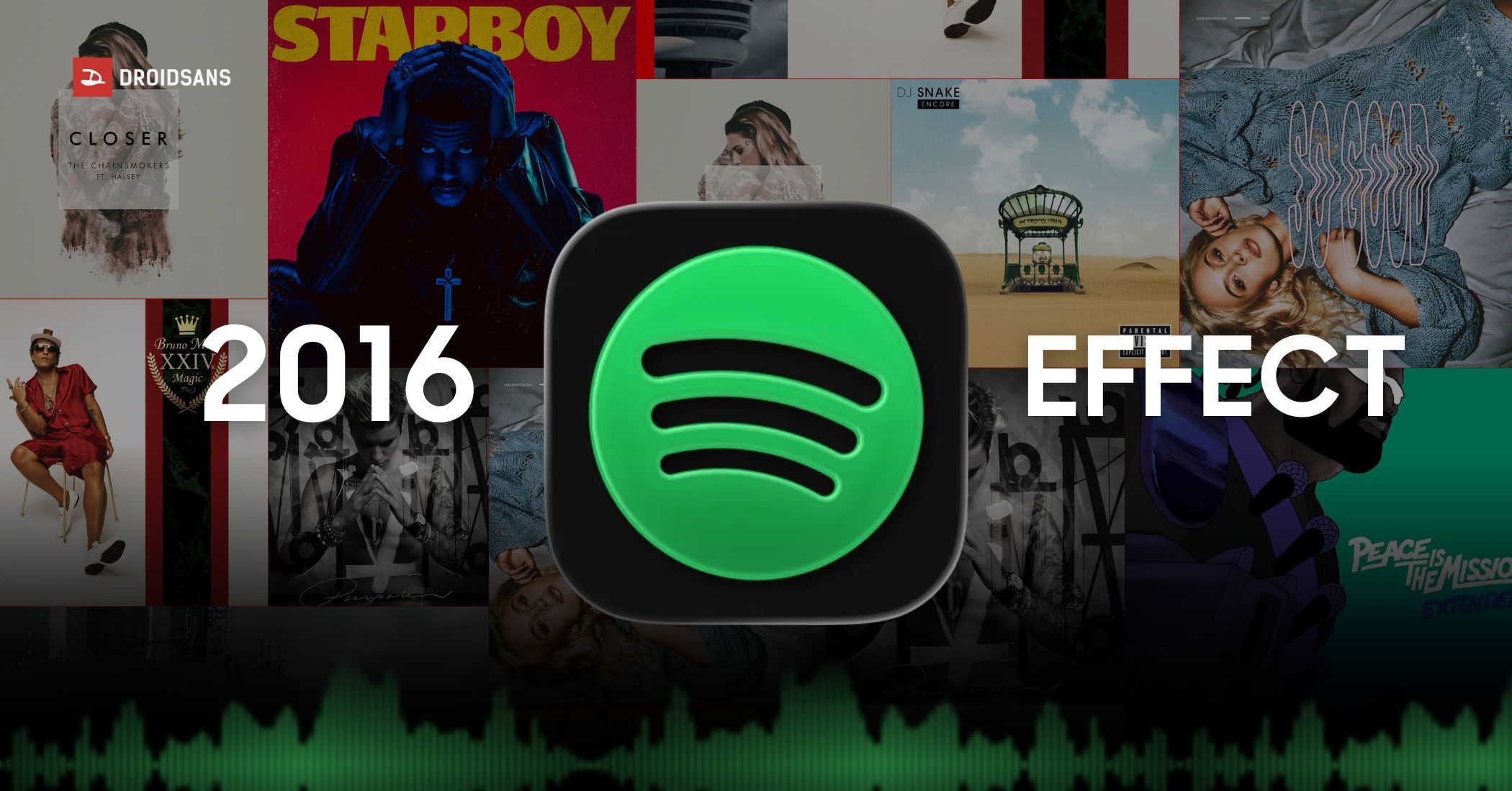 เทรนด์ฟังเพลงเก่าจากปี 2016 บน Spotify เพิ่มขึ้นสูงกว่า 790% | DroidSans