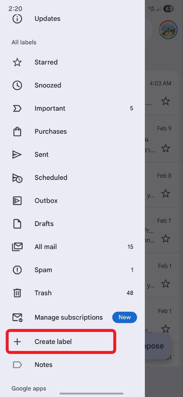 สิ้นสุดการรอคอย Gmail บน Android สร้าง Label (ป้ายกำกับ) ใหม่ ได้แล้ว ...