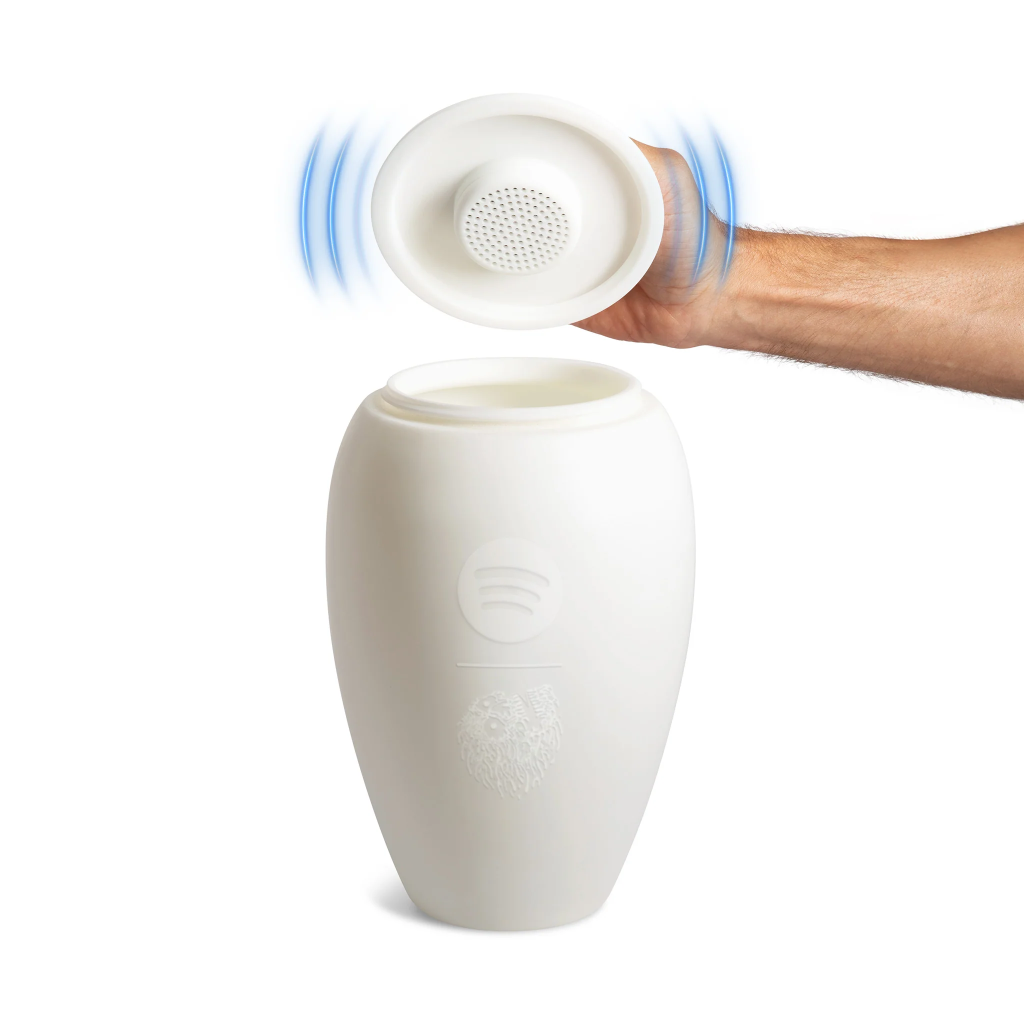 Liquid Death x Spotify Eternal Playlist Urn