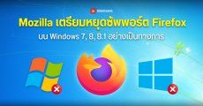 ปิดตำนาน Mozilla เตรียมหยุดซัพพอร์ต Firefox บน Windows 7, 8, 8.1 อย่างเป็นทางการ เริ่ม ก.พ. 2026
