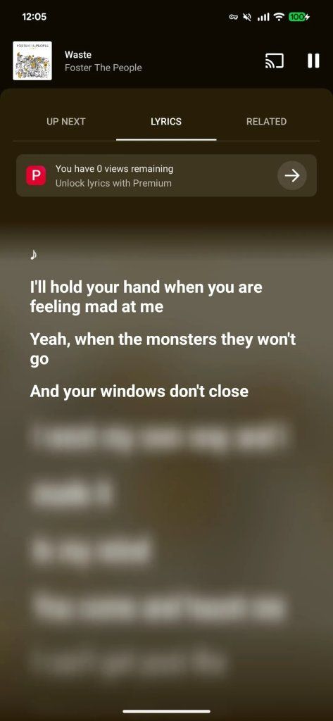 Youtube Music Limit Lyrics 1