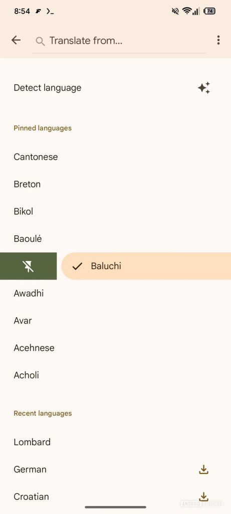 Google Translate ปักหมุด 2