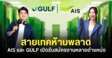 GULF และ AIS รับสมัครงานสายเทคหลายตำแหน่ง เปิดประตูโอกาสทำงานสาย Cloud Technology & Data Center