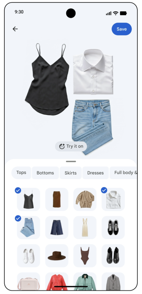 Google Photos Wardrobe